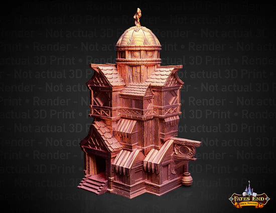 Level up your dice rolls with our stunning Catfolk Dice Tower! 🐾✨