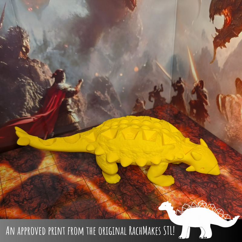 Angus the Ankylosaurus Dice Holder