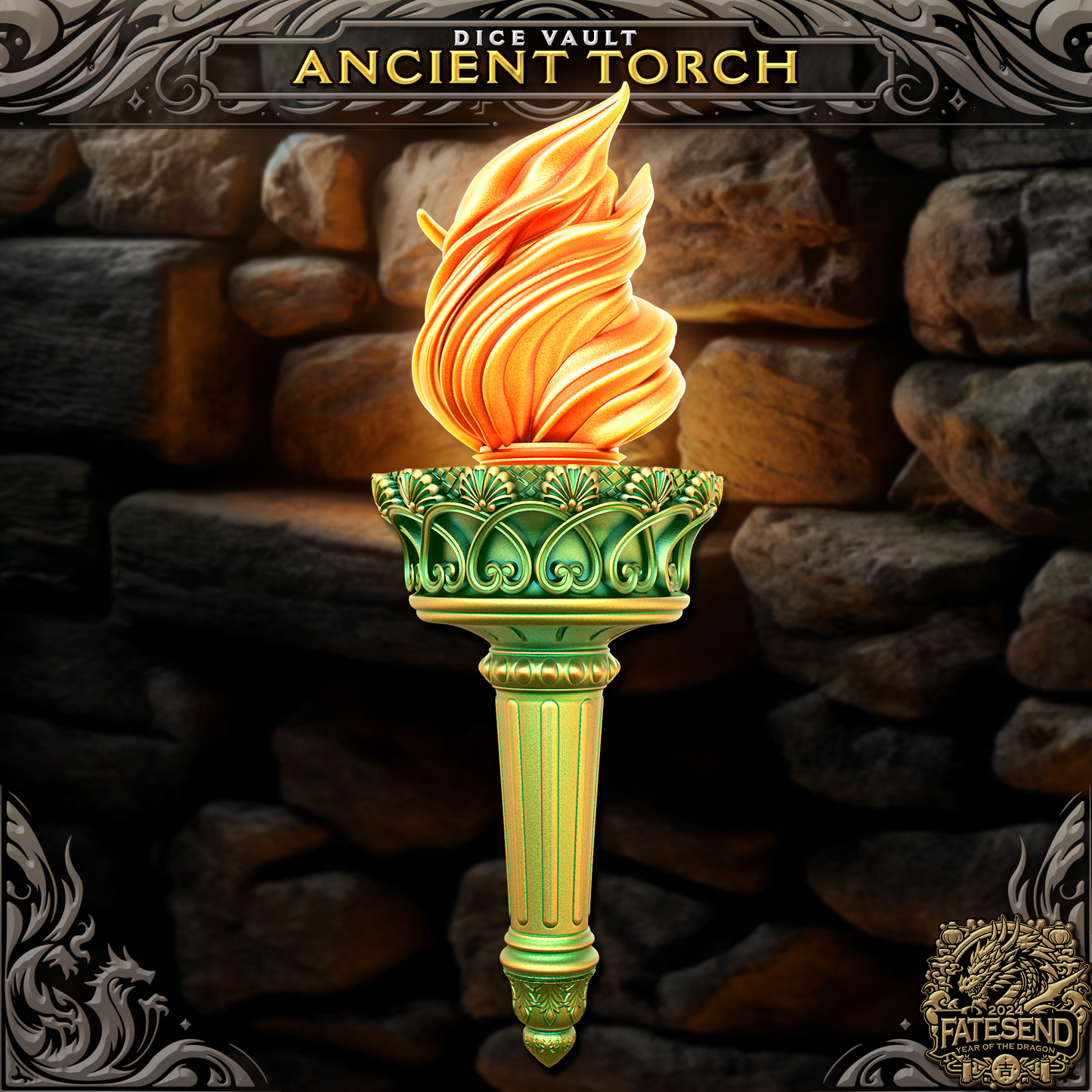 Ancient Torch - Dice Vault