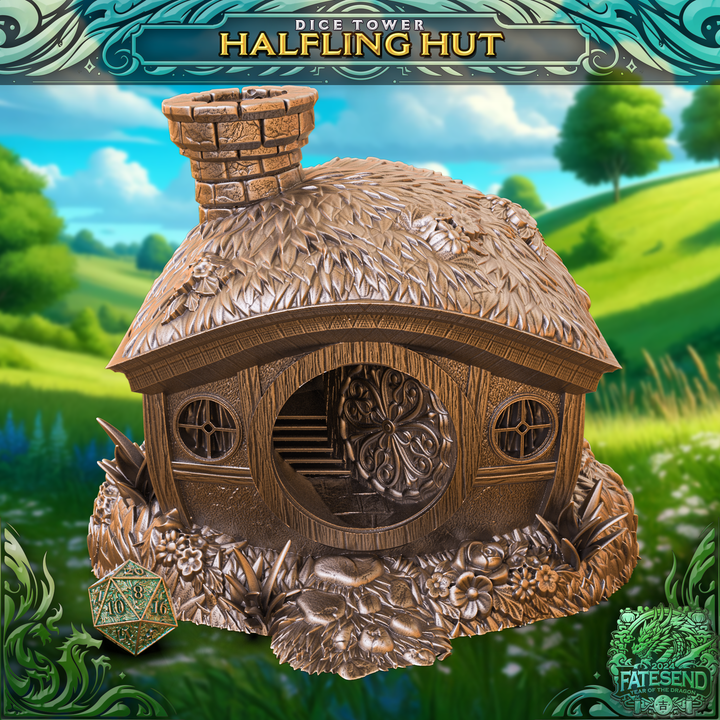 Halfling Hut - Dice Tower