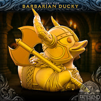 Barbarian Ducky – Rampaging Barbarian Mini Mascot