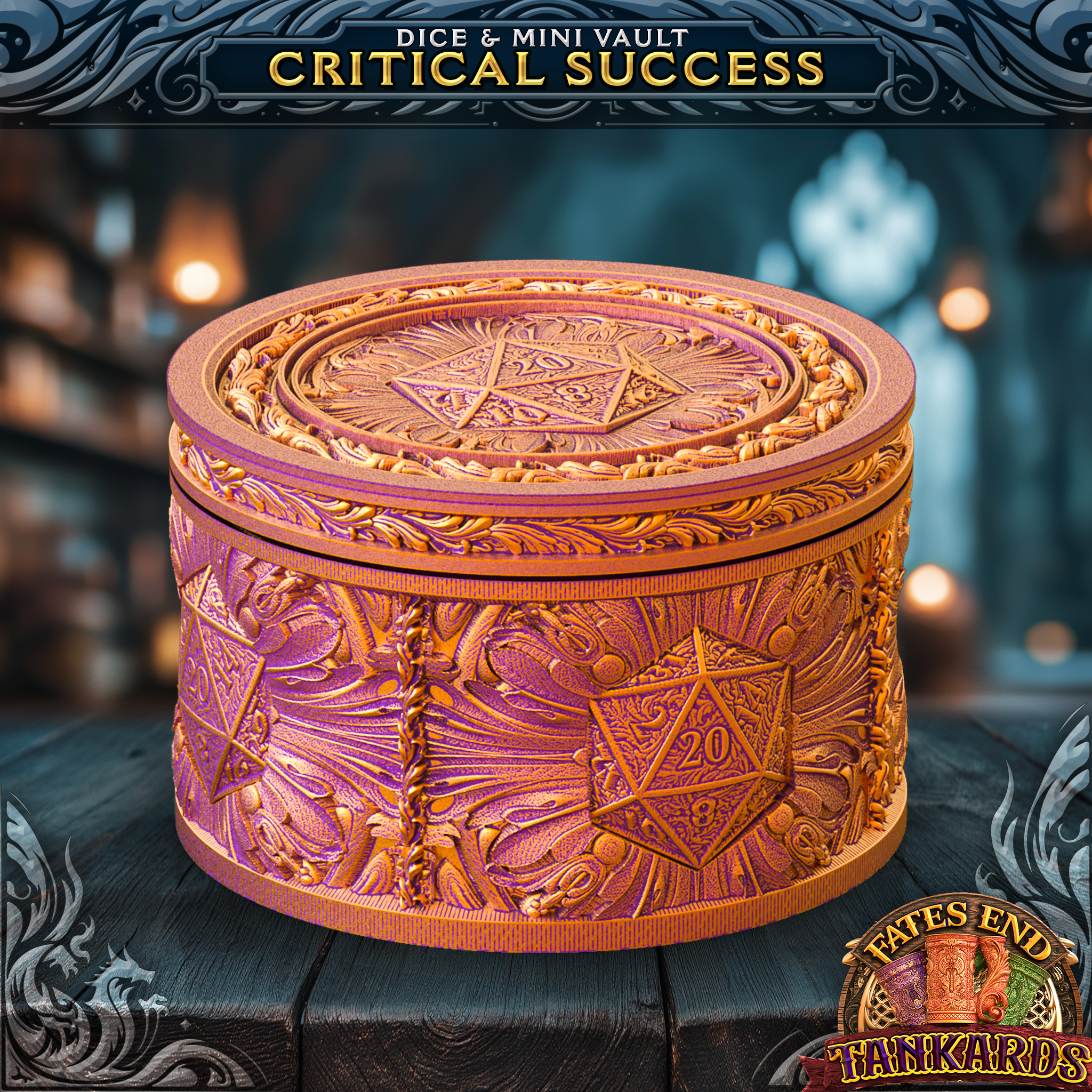 Critical Success Vault – Dice & Miniature Storage