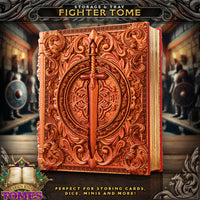 Fighter Tome Modular Dice Case | Tray, Tower or Storage Insert