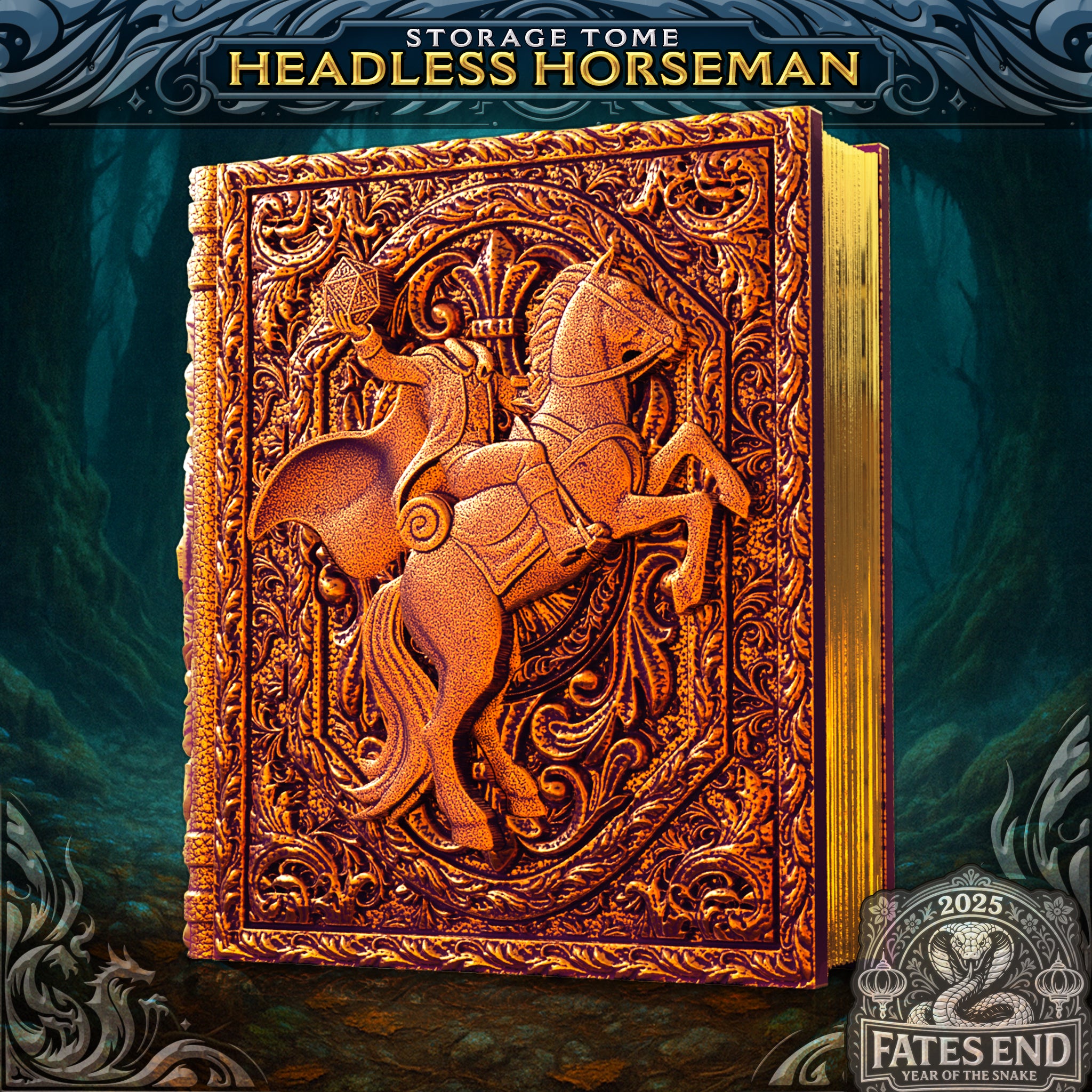 Headless Horseman Tome D20 Edition | Tray, Tower or Storage Insert