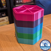 Hex Accessory Tray - 2 Bay (Vertical)