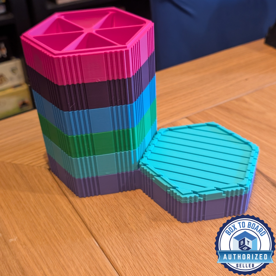 Hex Accessory Tray - 2 Bay (Vertical)