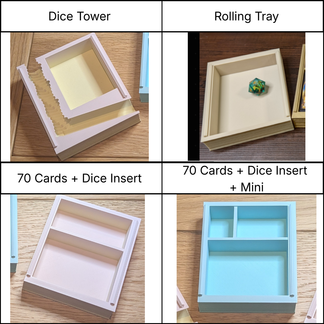 Wizard Tome Modular Dice Case | Tray, Tower or Storage Insert