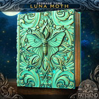 Luna Moth Tome Modular Dice Case | Tray, Tower or Storage Insert