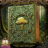 Nature Magic Tome Modular Dice Case | Tray, Tower or Storage Insert