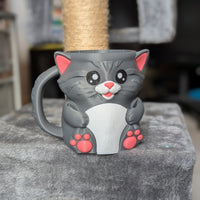 Cuddles the Cat Ice Pint Holder