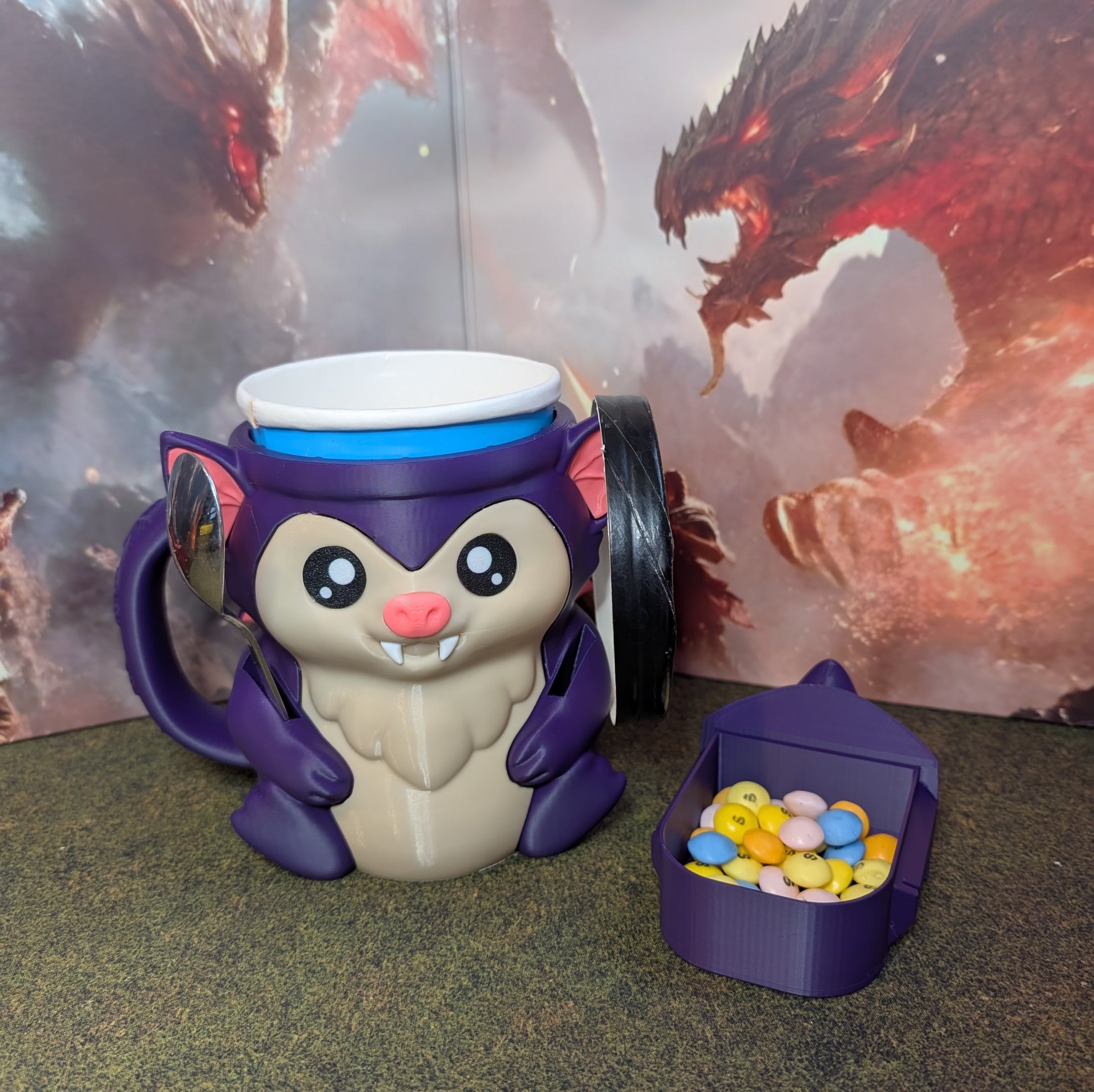 Bramble the Bat Ice Pint Holder