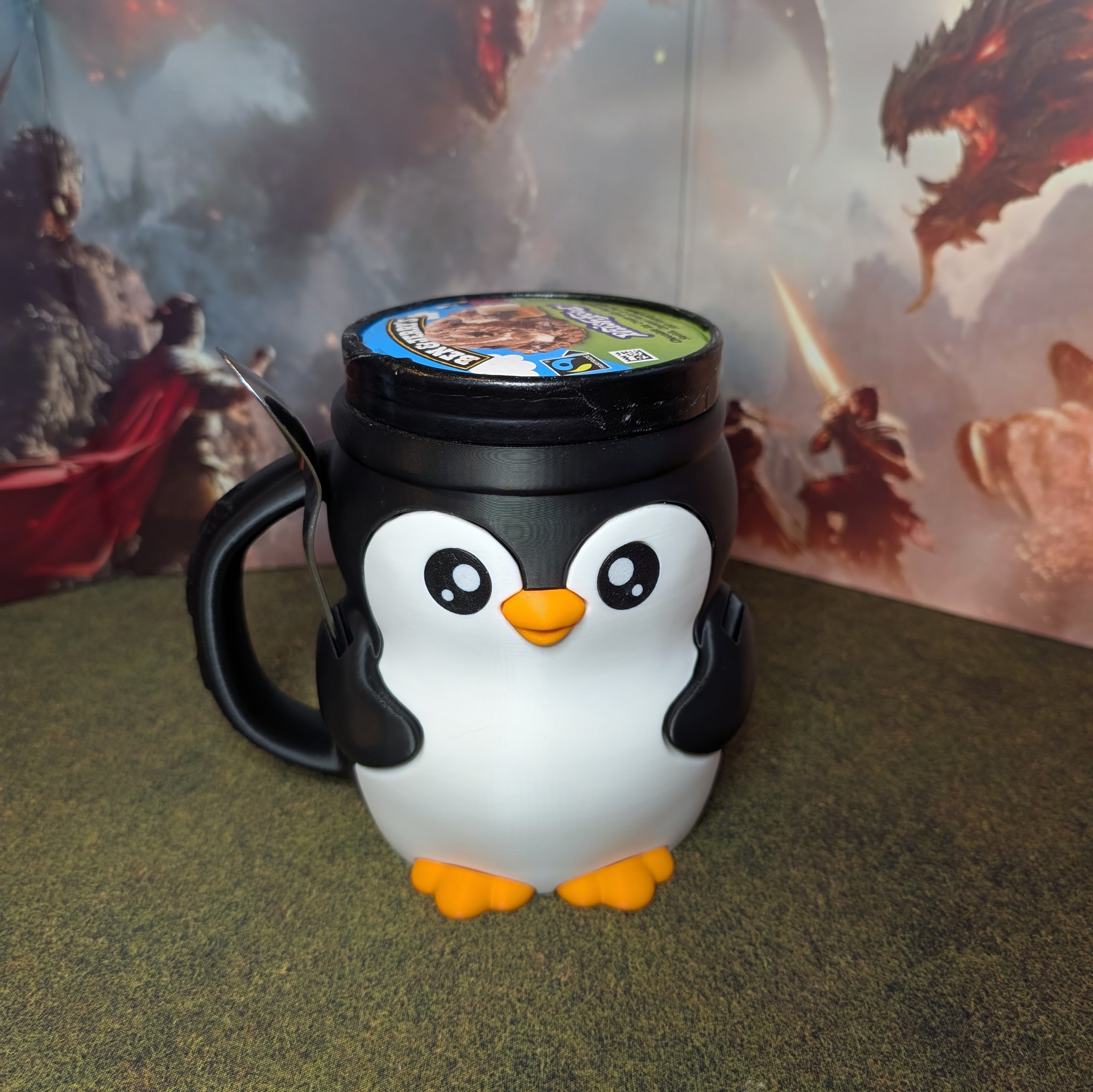 Pebbles the Penguin Ice Pint Holder