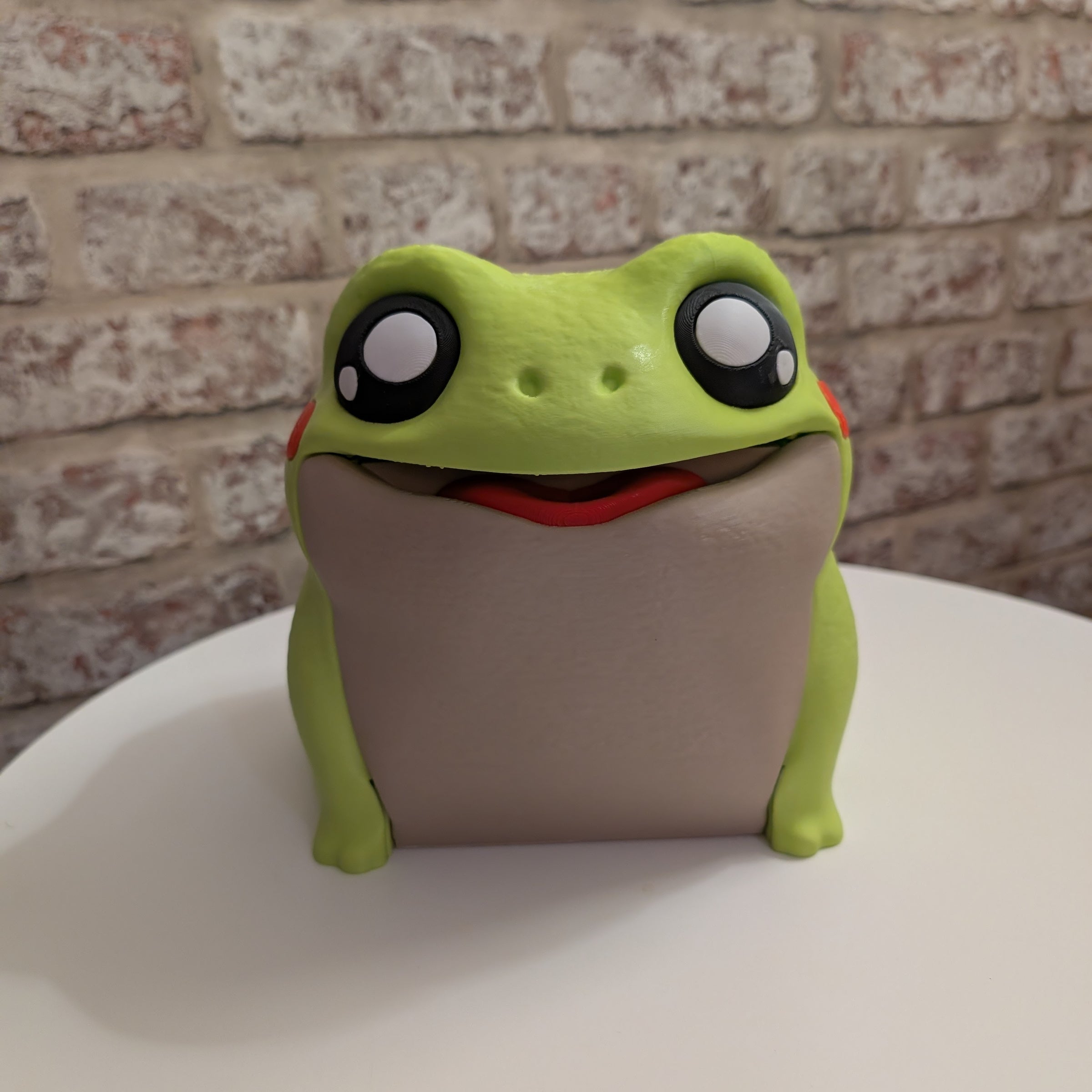 Frodrick the Frog Toilet Paper Dispenser