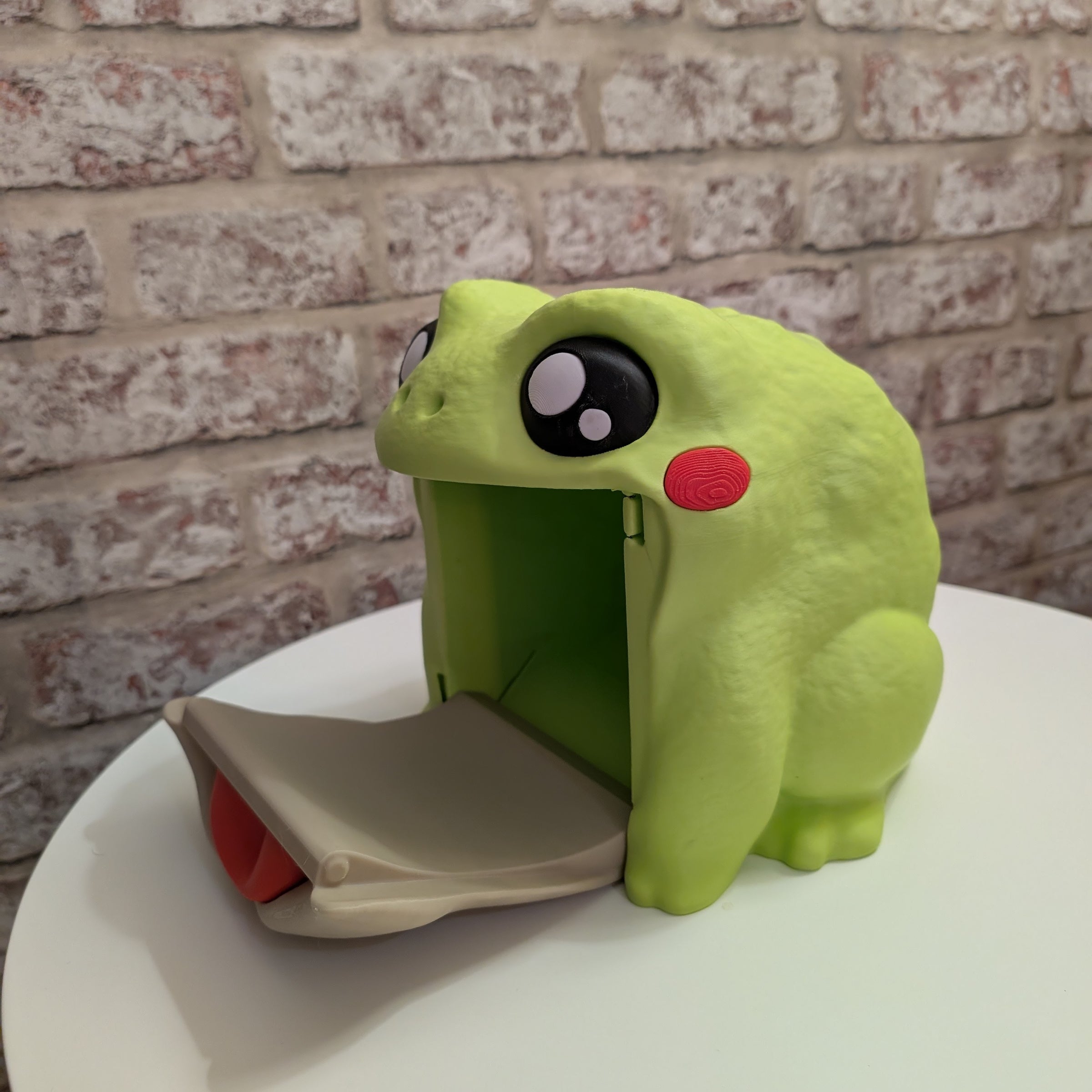 Frodrick the Frog Toilet Paper Dispenser