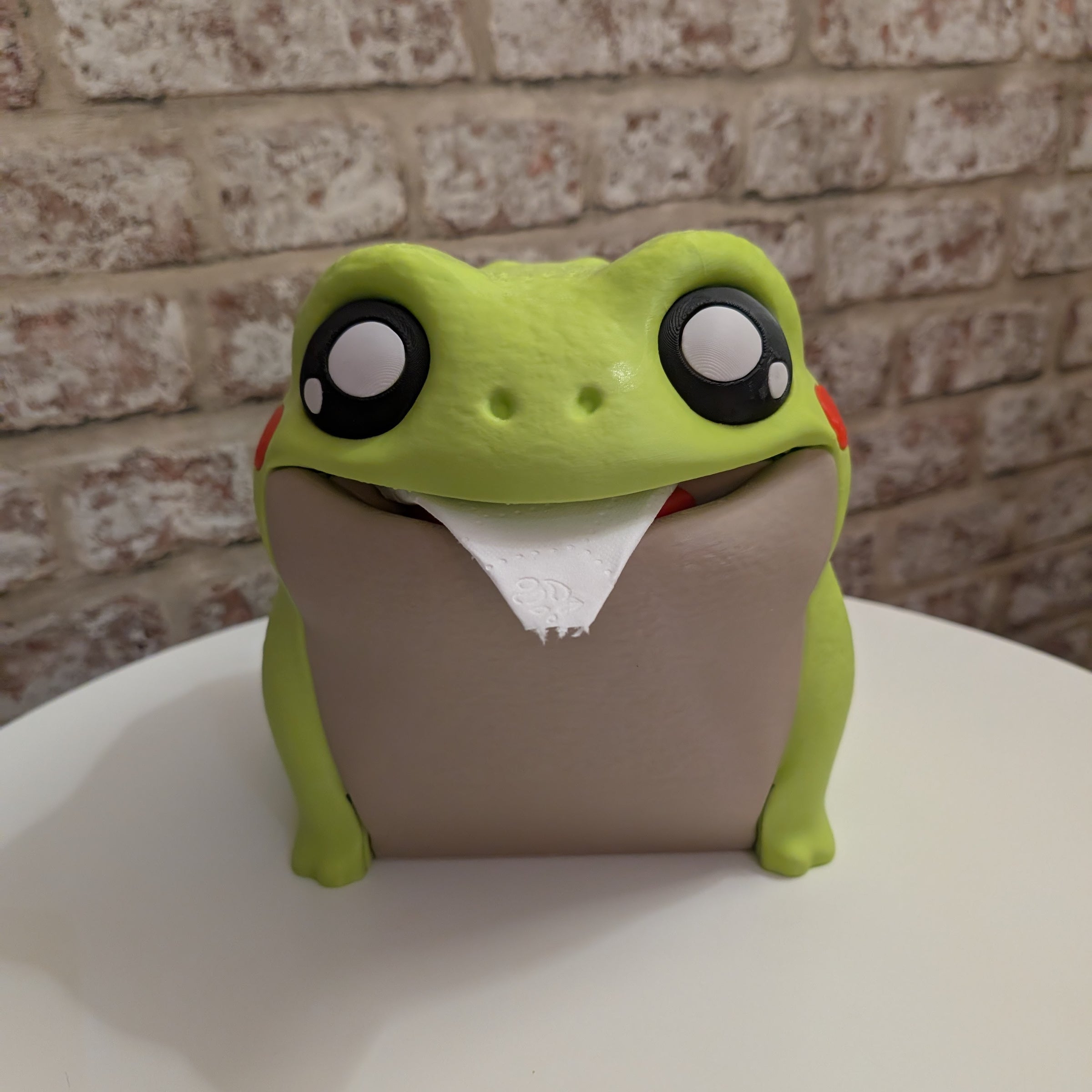 Frodrick the Frog Toilet Paper Dispenser