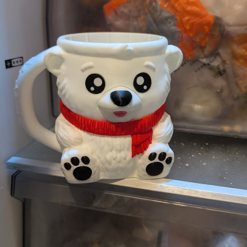 Pawblo, the Icepint Holding Polar Bear