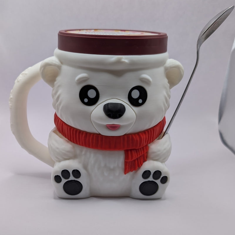 Pawblo, the Icepint Holding Polar Bear