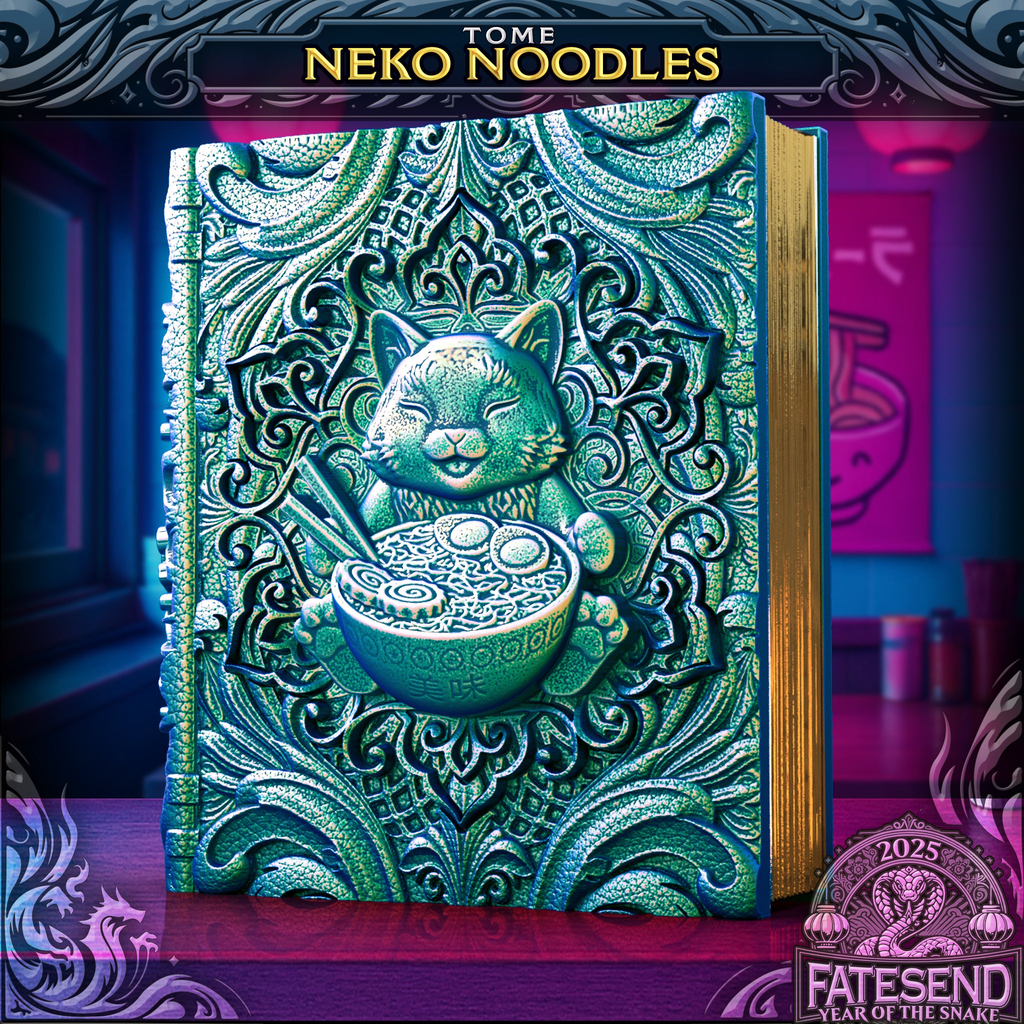 Neko Noodles Tome Modular Dice Case | Tray, Tower or Storage Insert