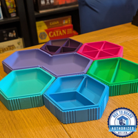 Hex Accessory Tray - 2 Bay (Vertical)